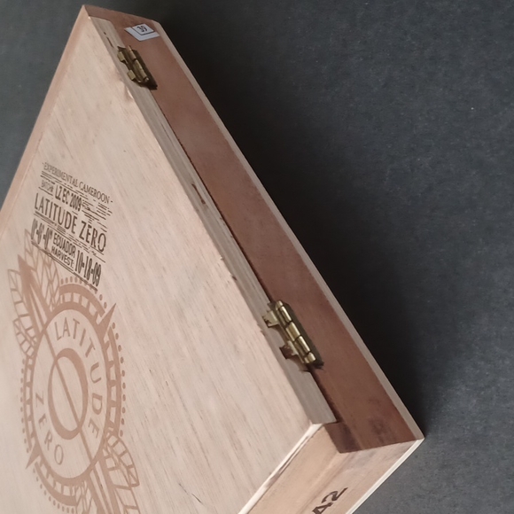 Latitude Zero Wooden Cigar Box - Picture 5 of 6